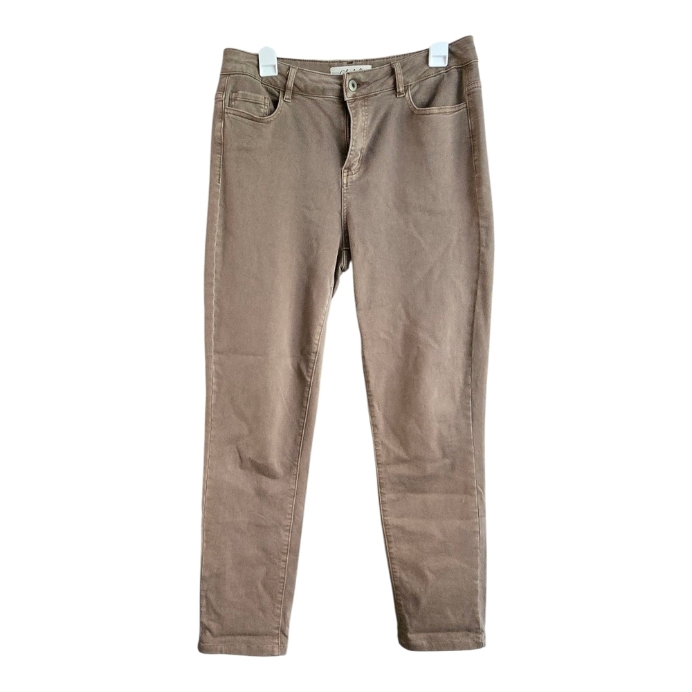 CHARLIE B Women's Tan Jeans, Size 10